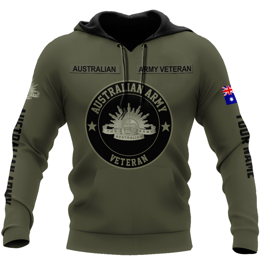 Personalized Name XT Australian Army Pullover 3D All Over Printed Shirts DA10032102