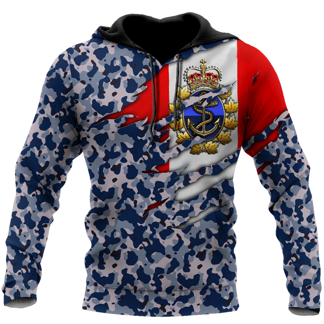 Canadian Navy Veteran 3D All Over Printed Shirts PD10032103