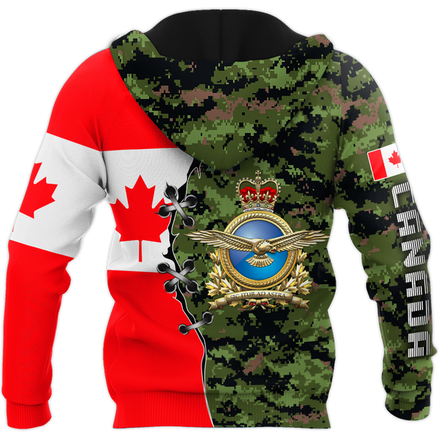 Canadian Air Force Veteran 3D All Over Printed Shirts NTN10032104