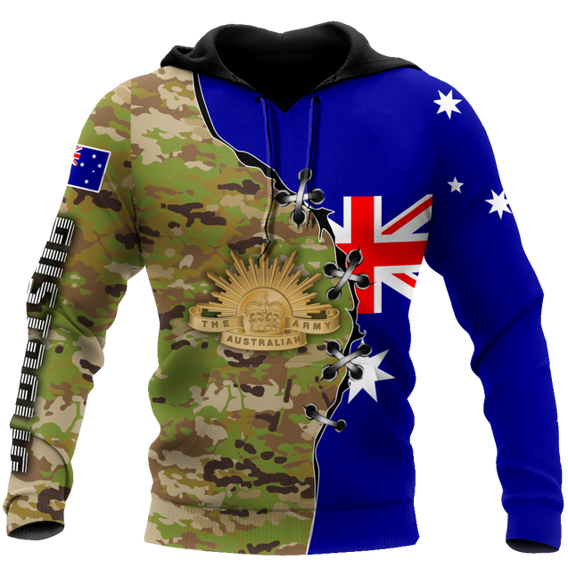 Australian Veteran 3D All Over Printed Shirts NTN10032105