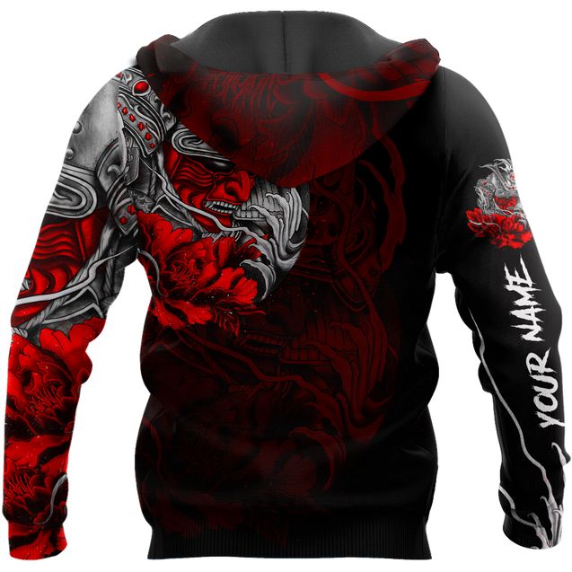 Premium 3D Printed Samurai Tattoo Shirts MEI