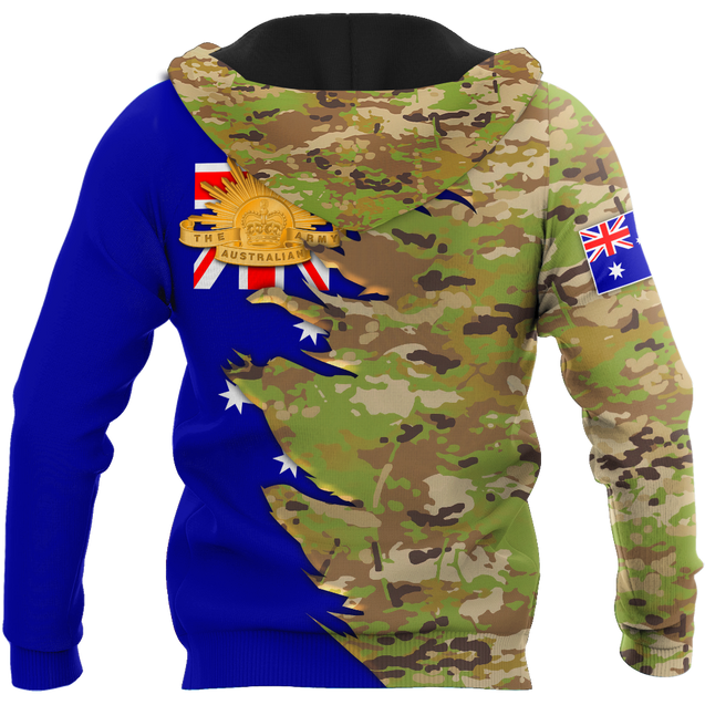 Australian Veteran - Jesus 3D All Over Printed Shirts MH10032107