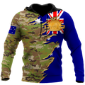 Australian Veteran - Jesus 3D All Over Printed Shirts MH10032107