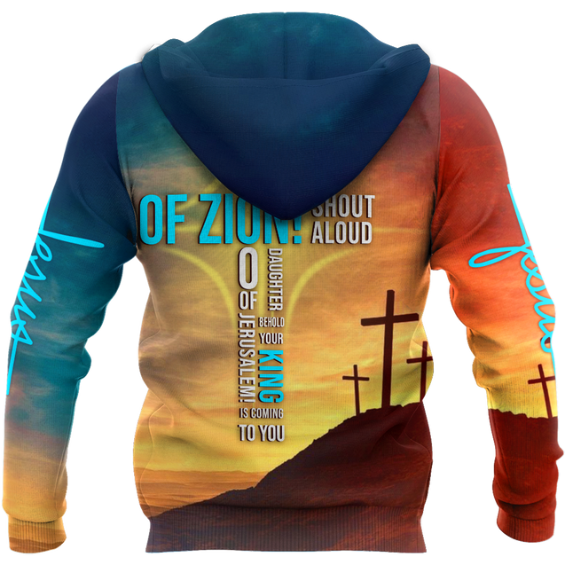 Premium Unisex Hoodie 3D All Over Printed Easter Day Christian Jesus No47 ML