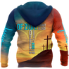 Premium Unisex Hoodie 3D All Over Printed Easter Day Christian Jesus No47 ML