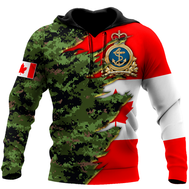 Canadian Air Force Veteran 3D All Over Printed Shirts  MH10032109