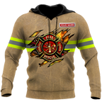 Customize Name Firefighter Hoodie For Men And Women MH22032102