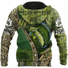 Bass Fishing Real Painting camo 3D print shirts