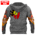 Custom name Aboriginal Australia In my heart Indigenous Painting Art 3D shirts