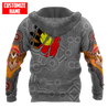 Custom name Aboriginal Australia In my heart Indigenous Painting Art 3D shirts