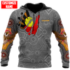 Custom name Aboriginal Australia In my heart Indigenous Painting Art 3D shirts