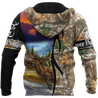 Deer Hunting 3D Over Printed Unisex Deluxe Hoodie ML