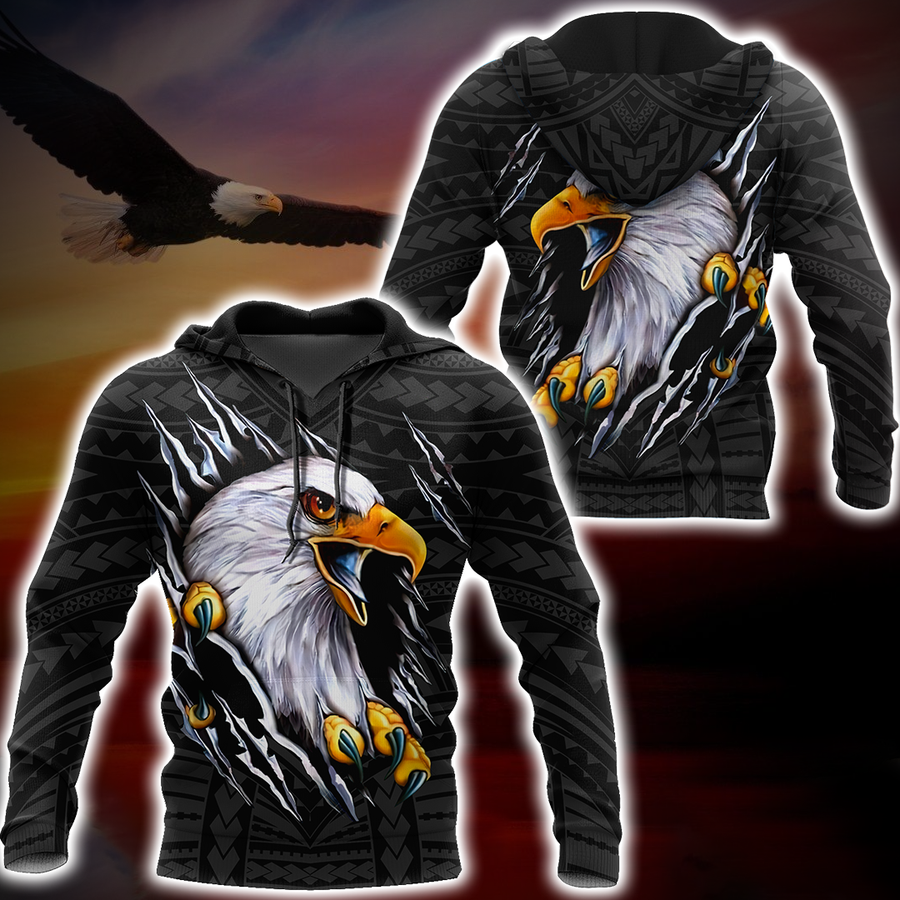 Samoa Eagle 3D Hoodie Shirt For Men And Women LAM