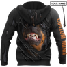 Rottweiler 3D hoodie shirt for men and women custom name