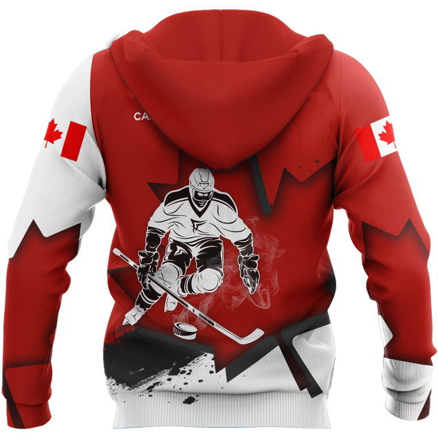 3D All Over Printed Hockey Canada Unisex Shirts Custom Name Custom number XT TNA11032101