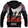 Premium Unisex Hoodie Remember Them Anzac Day ML