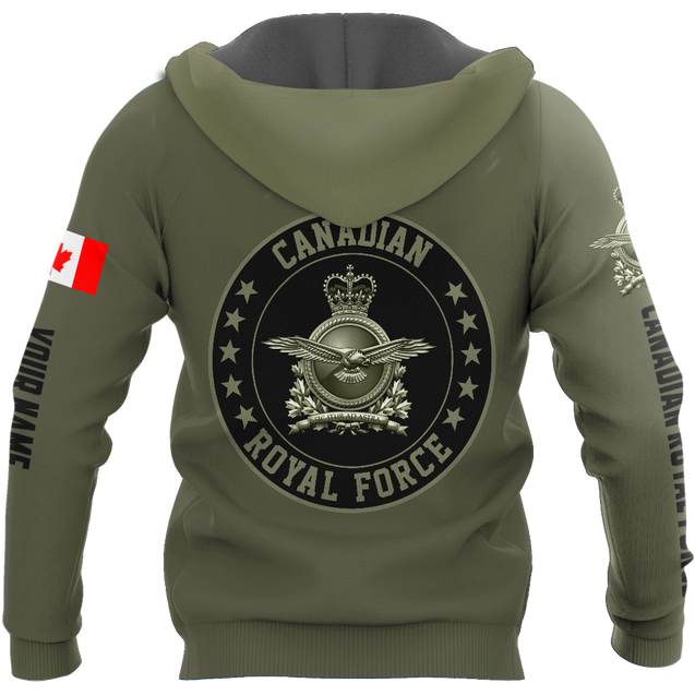 Personalized Name XT Canadian Royal Force Army 3D All Over Printed Shirts DA11032102