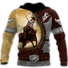 Personalized Name Bull Riding 3D All Over Printed Unisex Shirts Yellow Ver