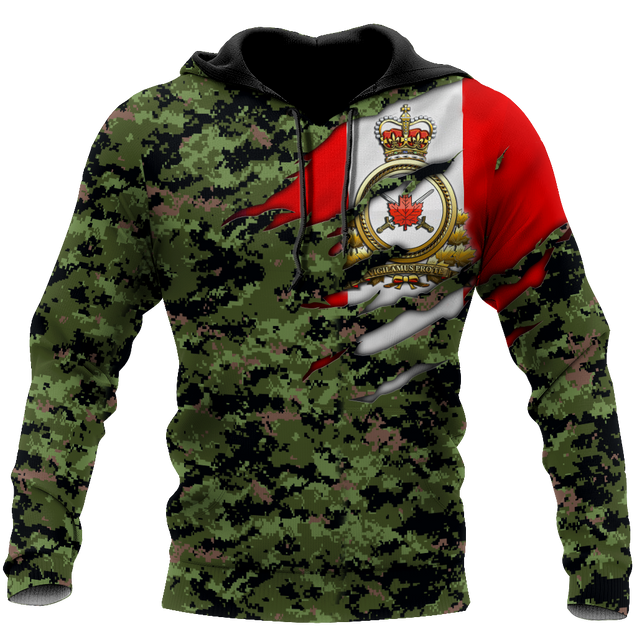 Canadian Army Pullover 3D All Over Printed Shirts PD11032103