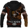 Personalized Name Bull Riding 3D All Over Printed Unisex Shirts Brown Ver2