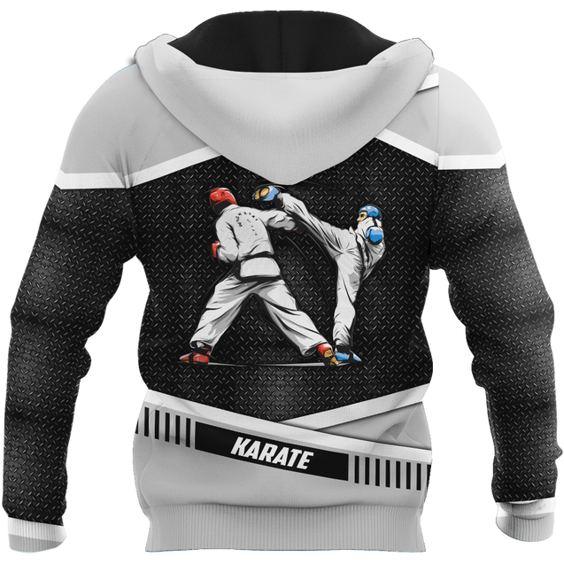 Customize Name Karate Fighting Hoodie For Men And Women MH11032105