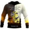 Premium Unisex Hoodie 3D All Over Printed Remember Them Anzac Day Kiwi And Fern ML