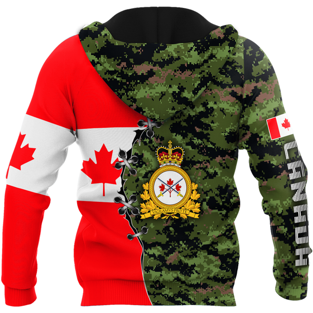 Canadian Army Pullover 3D All Over Printed Shirts NTN11032106