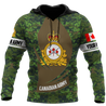 Personalized Name XT Canadian Army Pullover 3D All Over Printed Shirts DA11032106