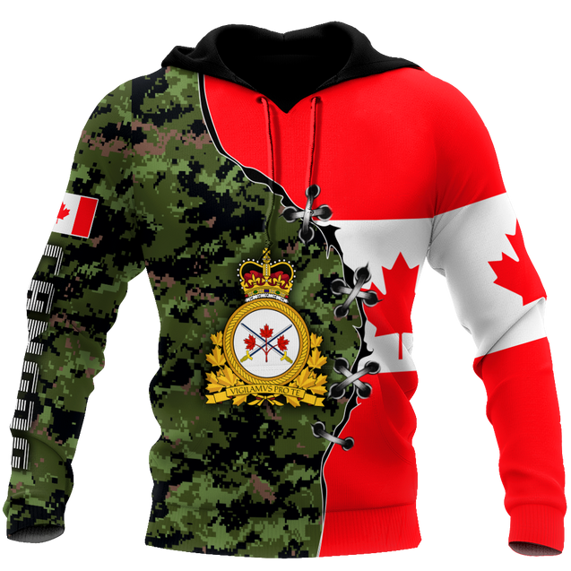 Canadian Army Pullover 3D All Over Printed Shirts NTN11032106