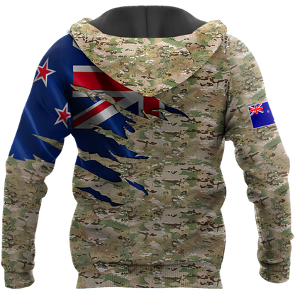 Remembrance New Zealand Camo Soldier 3D print shirts