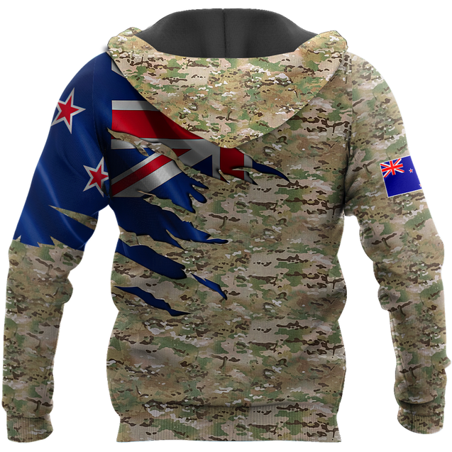 Remembrance New Zealand Camo Soldier 3D print shirts