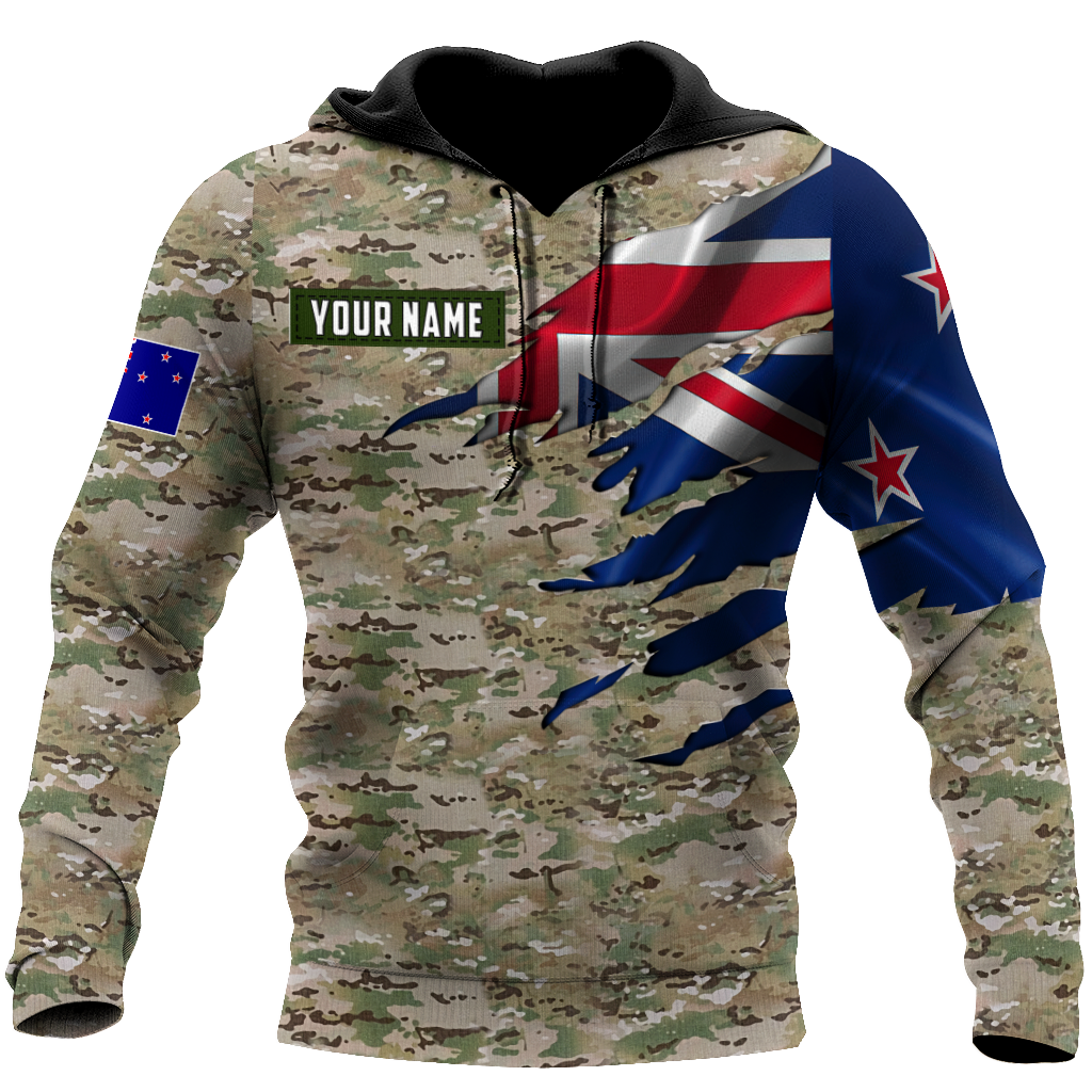 Remembrance New Zealand Camo Soldier 3D print shirts