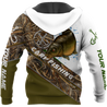 Custom name Carp Fishing camo 3D print shirts