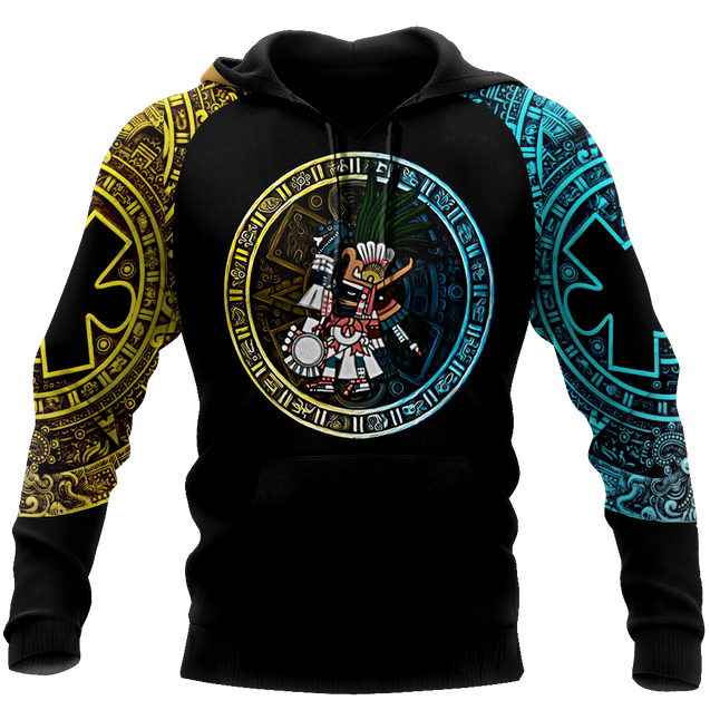 Gods of Mesoamerica - Huitzilopochtli Aztec Mexican 3D All Over Printed Unisex Shirts