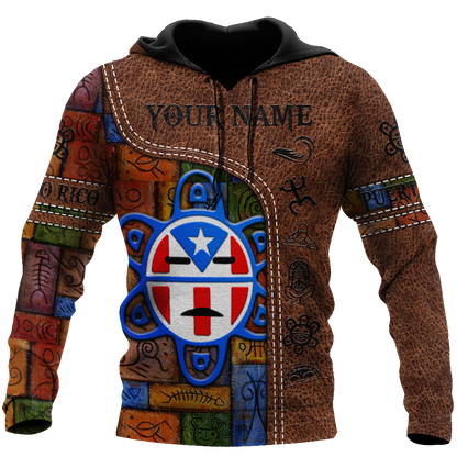 Customize Name Puerto Rico Hoodie + Sweatpant