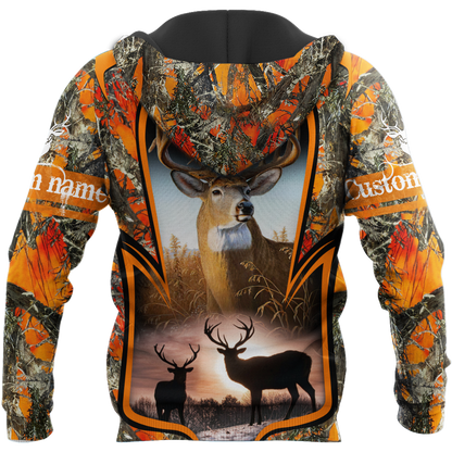 Premium Hunting for Hunter Customize name 3D Printed Unisex Shirts