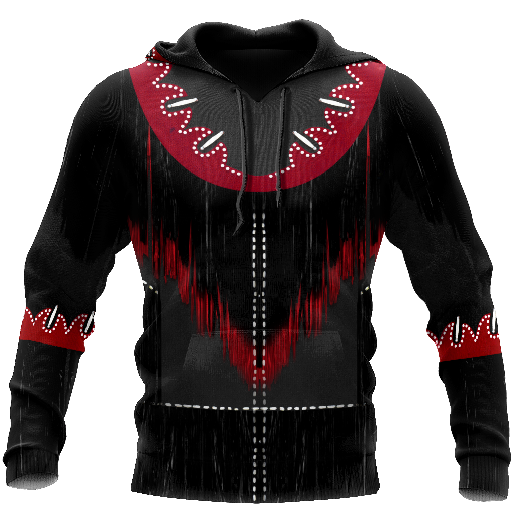 Native Cowboy Jacket No7 Cosplay 3D Over Printed Unisex Deluxe Hoodie ML