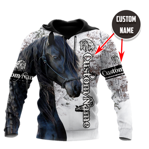 Personalized Beautiful Friesian Horse 3D All Over Printed Shirts For Men And Women TNA11172008