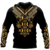 African Culture Dashiki Pattern Unisex Deluxe Hoodie ML