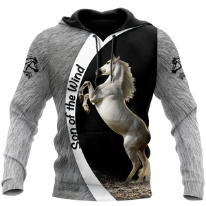 Beautiful White Horse 3D All Over Printed Shirts For Men And Women TNA11202001CL