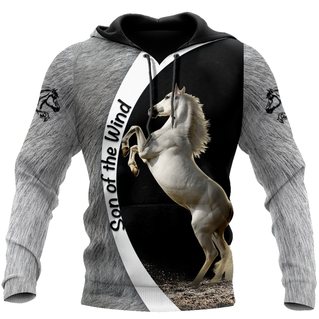 Beautiful White Horse 3D All Over Printed Shirts For Men And Women TNA11202001CL