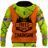 3D Chainsaw Logger Custom Name Unisex Shirts AM112057