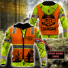 3D Chainsaw Logger Custom Name Unisex Shirts AM112057