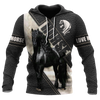 Black Horse 3D All Over Printed Hoodie Pi112058XT