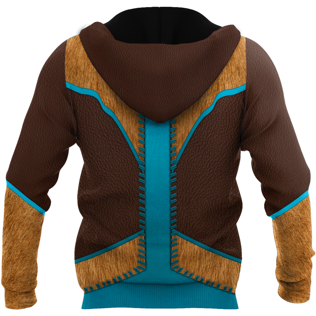 Native Cowboy Jacket No10 Cosplay 3D Over Printed Unisex Deluxe Hoodie ML