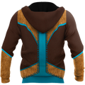 Native Cowboy Jacket No10 Cosplay 3D Over Printed Unisex Deluxe Hoodie ML