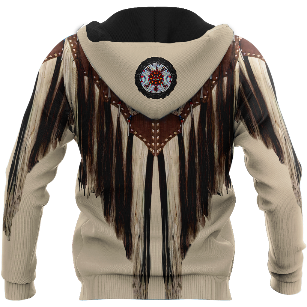 Native Cowboy Jacket No11 Cosplay 3D Over Printed Unisex Deluxe Hoodie ML