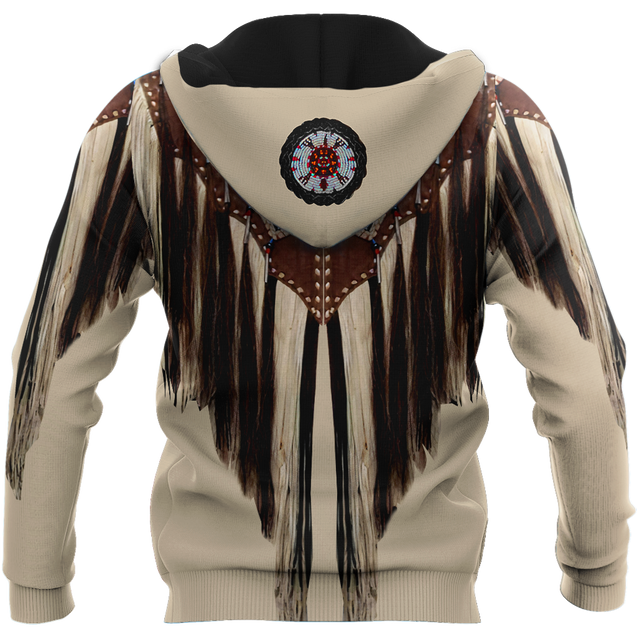 Native Cowboy Jacket No11 Cosplay 3D Over Printed Unisex Deluxe Hoodie ML