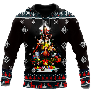 Jesus Christmas 3D All Over Printed Shirts For Men and Women