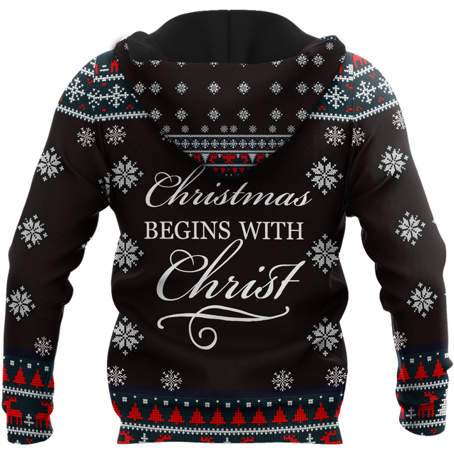 Jesus Christmas 3D All Over Printed Shirts For Men and Women